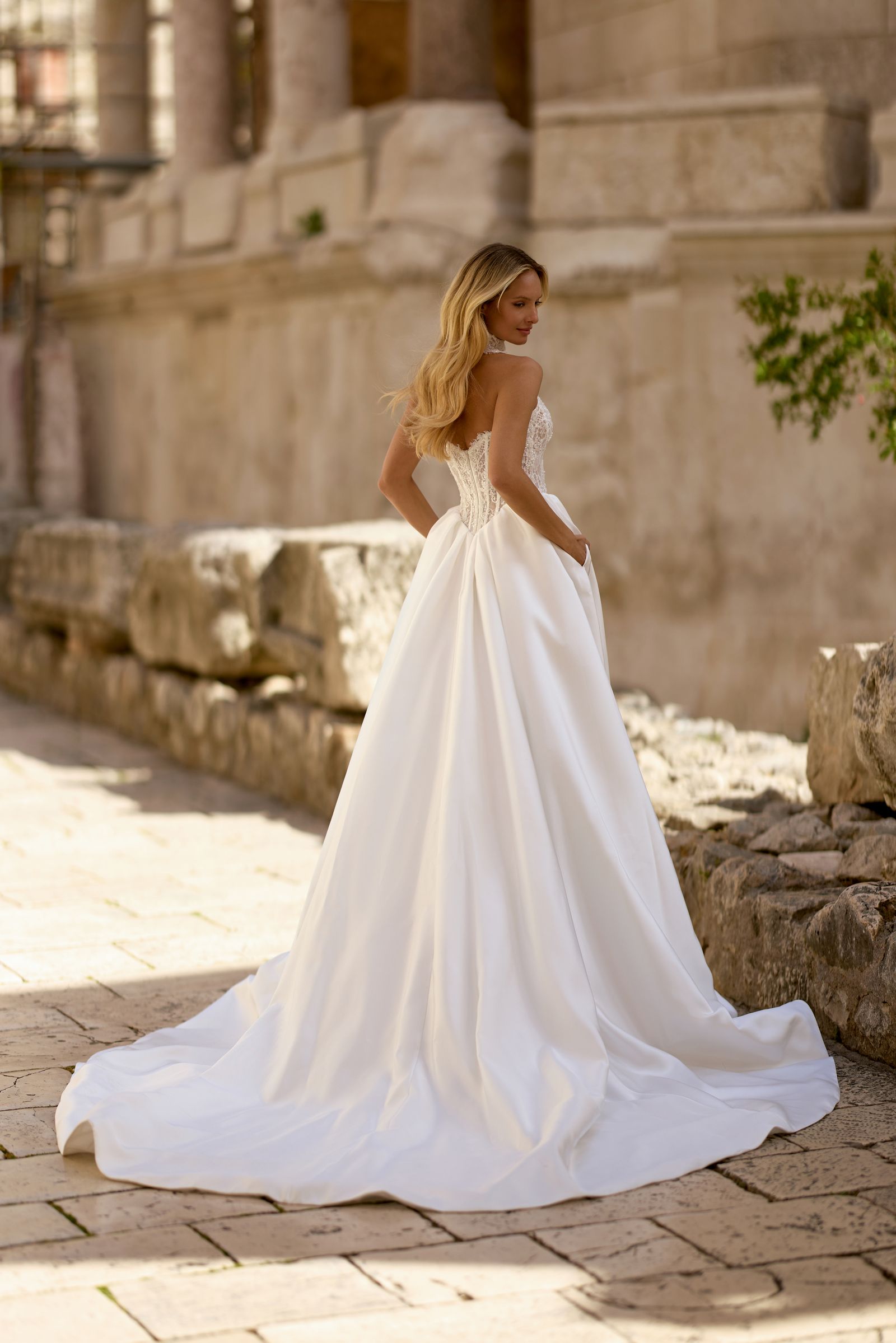 Sandra wedding dress, front view