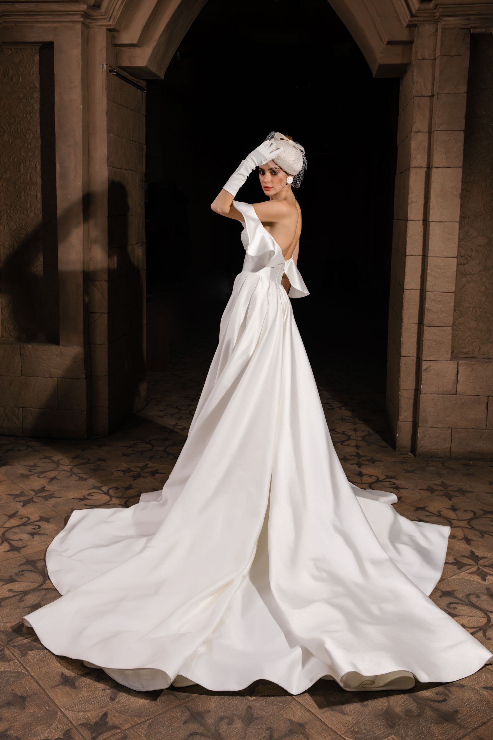 Sherry wedding dress, back view