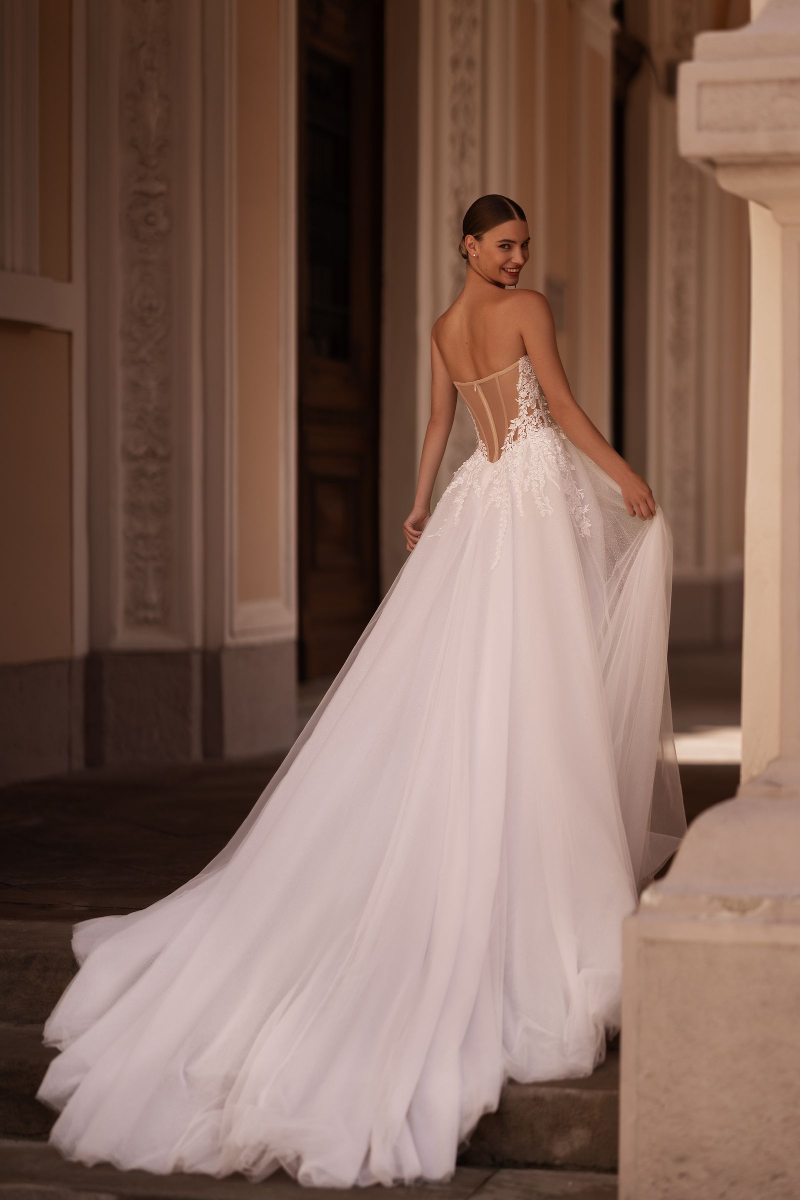 Sienna wedding dress, back view