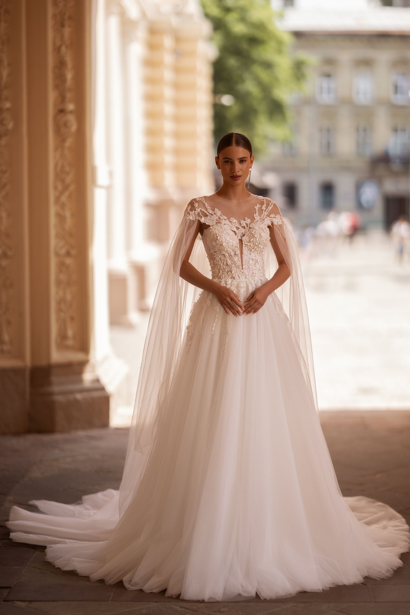 Sienna wedding dress, front view