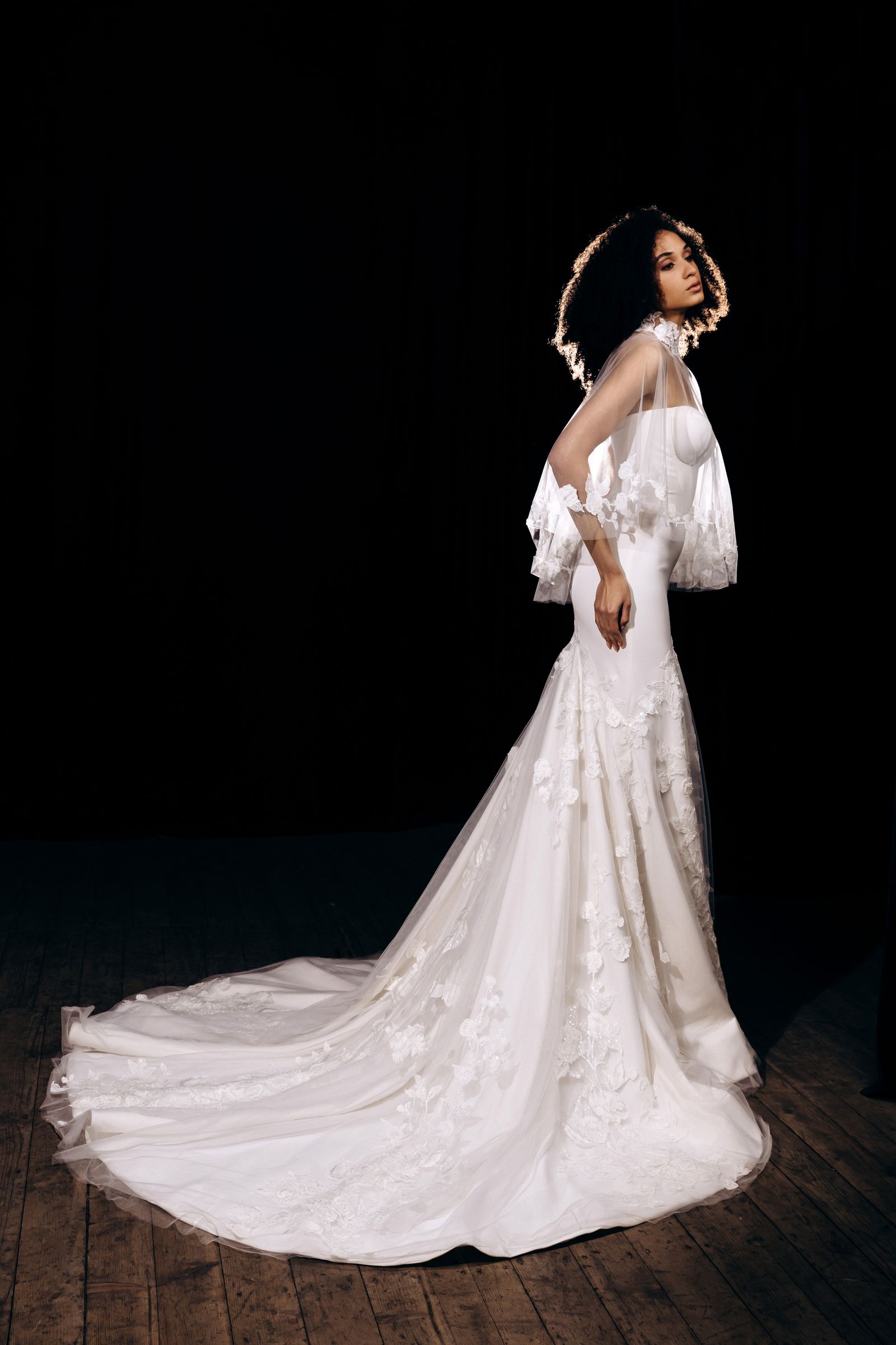 Stacey wedding dress, back view
