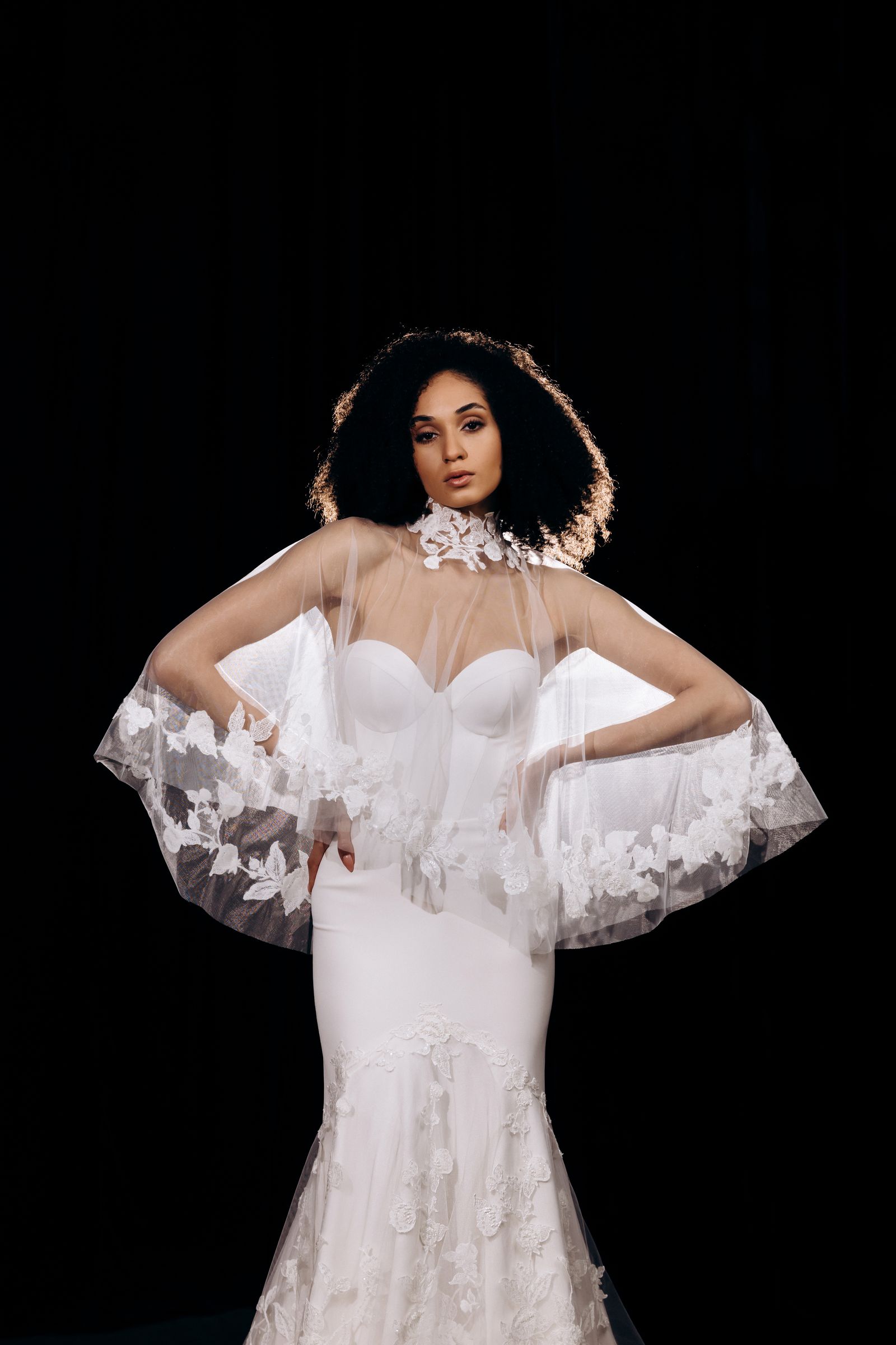 Stacey wedding dress, front view
