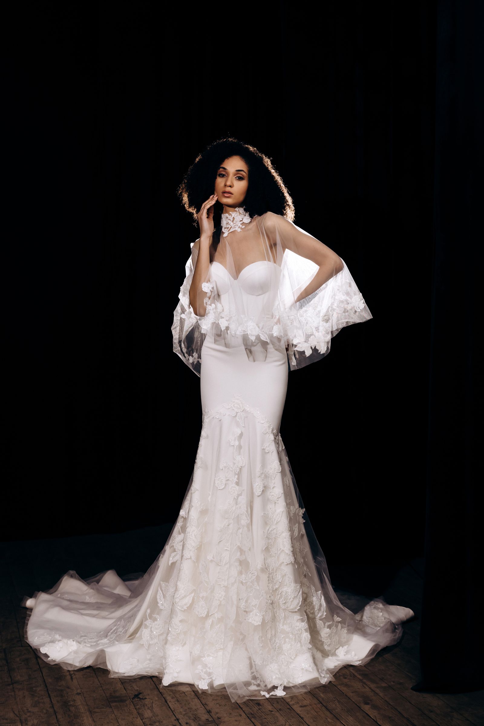 Stacey wedding dress, front view