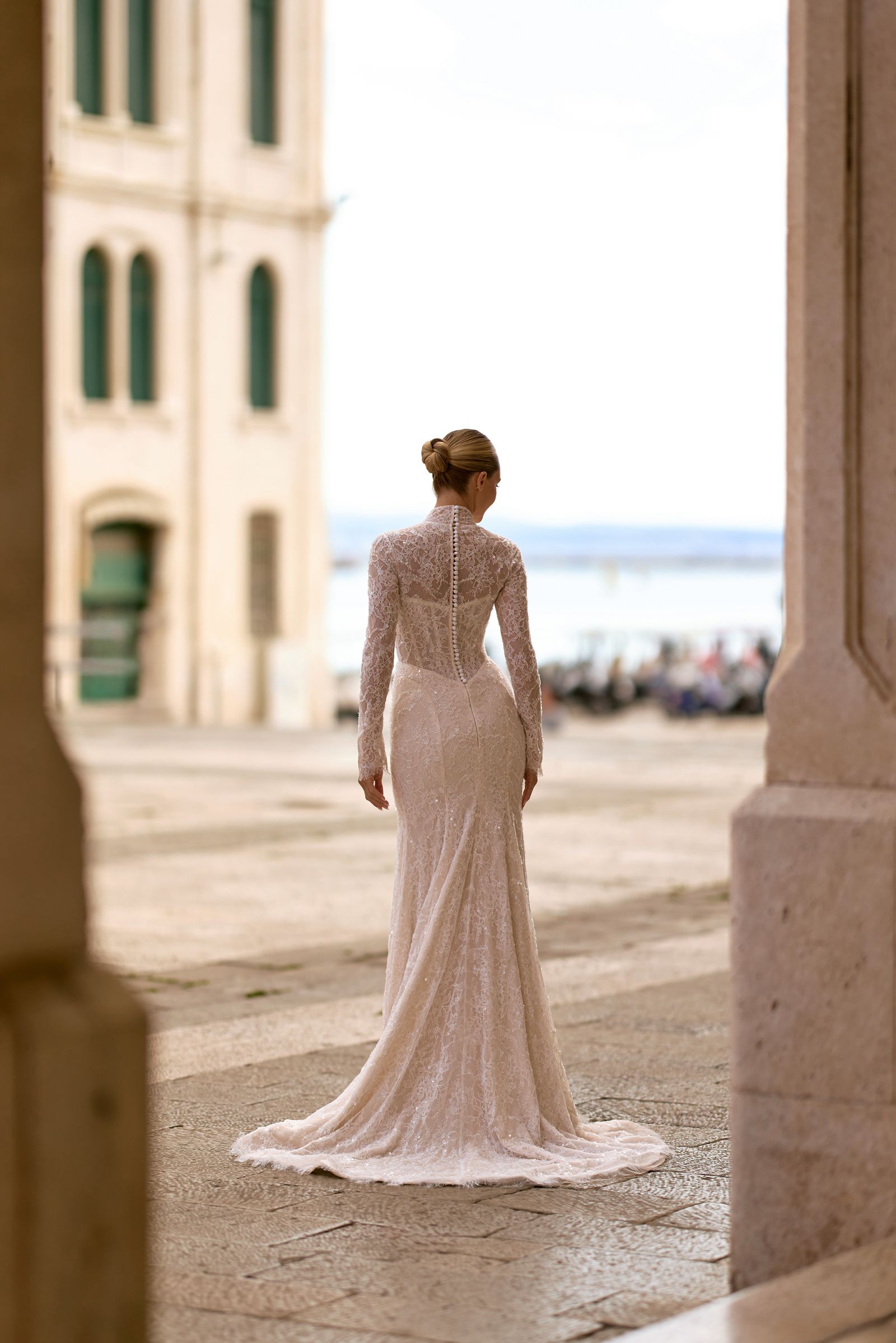 Susan wedding dress, front view