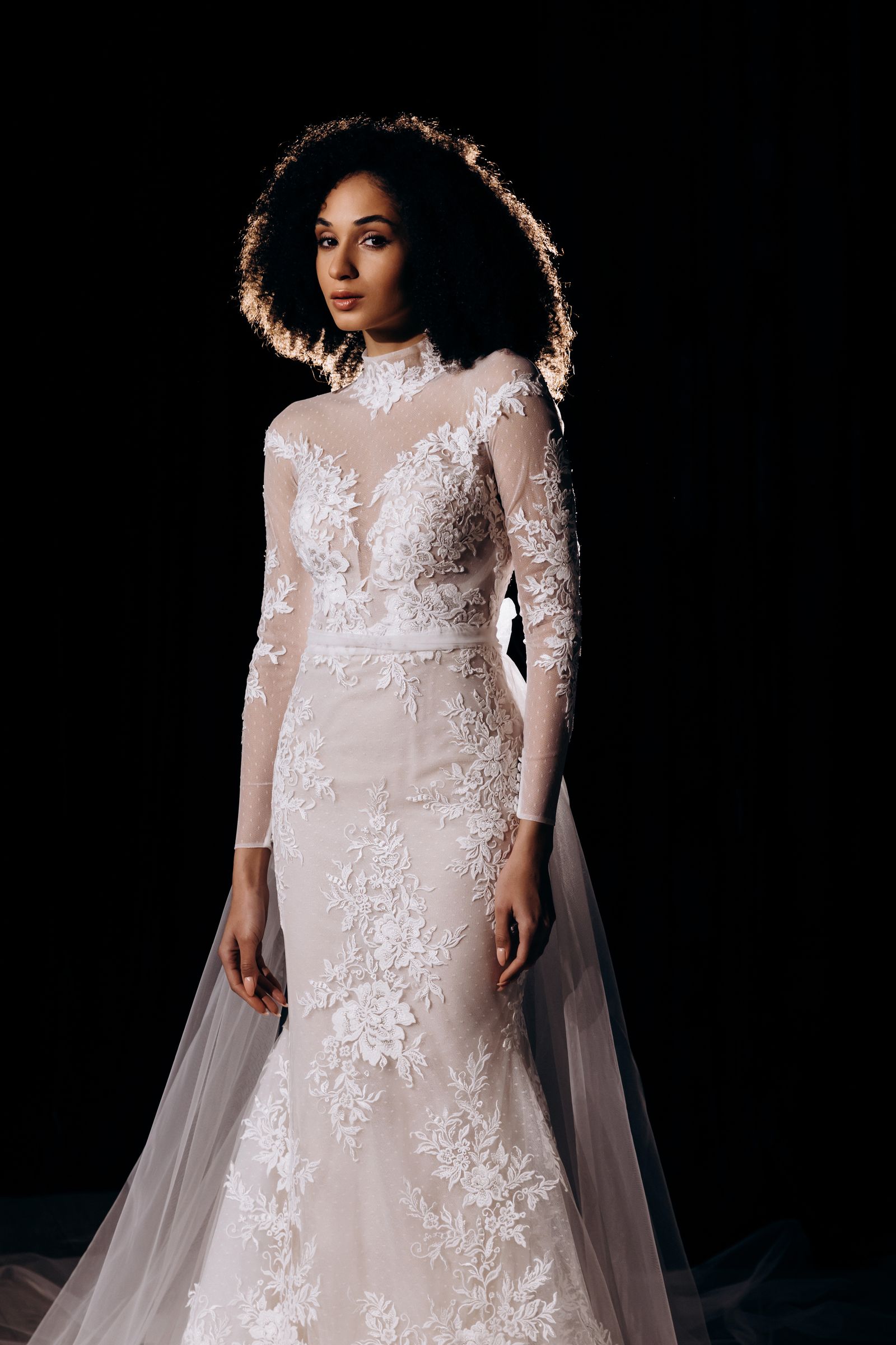 Tiffany wedding dress, front view