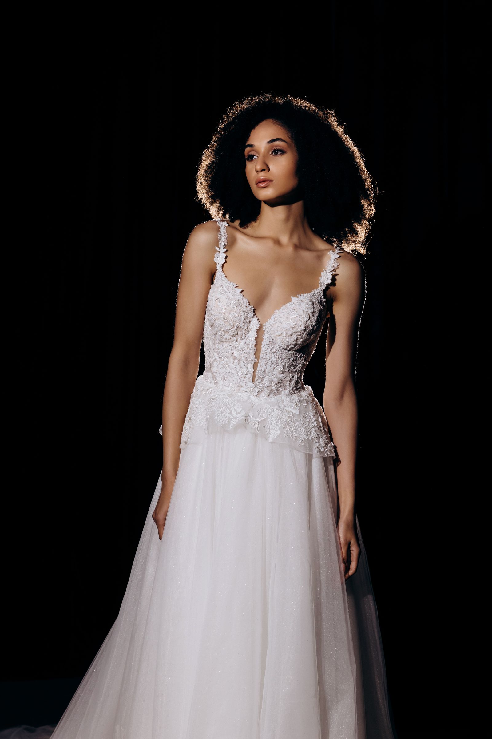 Tina wedding dress, front view