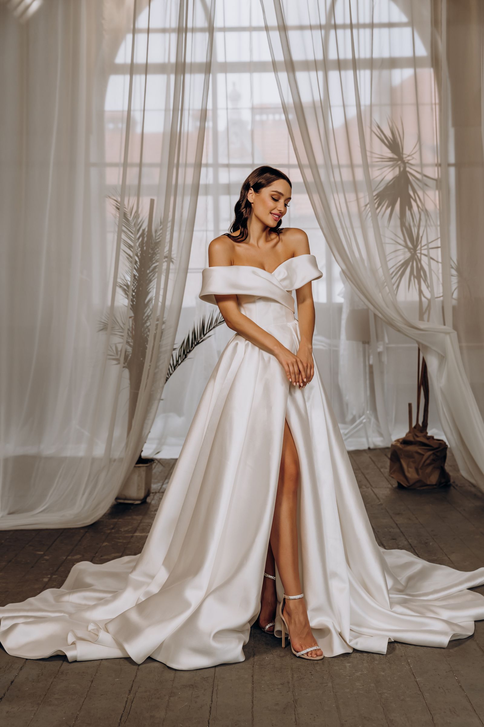 Valerie wedding dress, front view