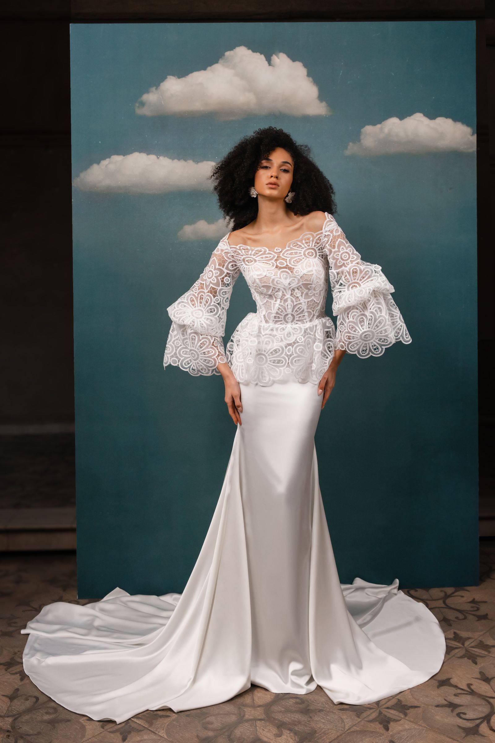 Vanessa wedding dress, front view